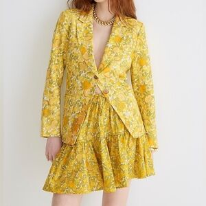 J.crew Tiered Mini Skirt In Lemone floral BNWT.SKIRT ONLY BEING SOLD!